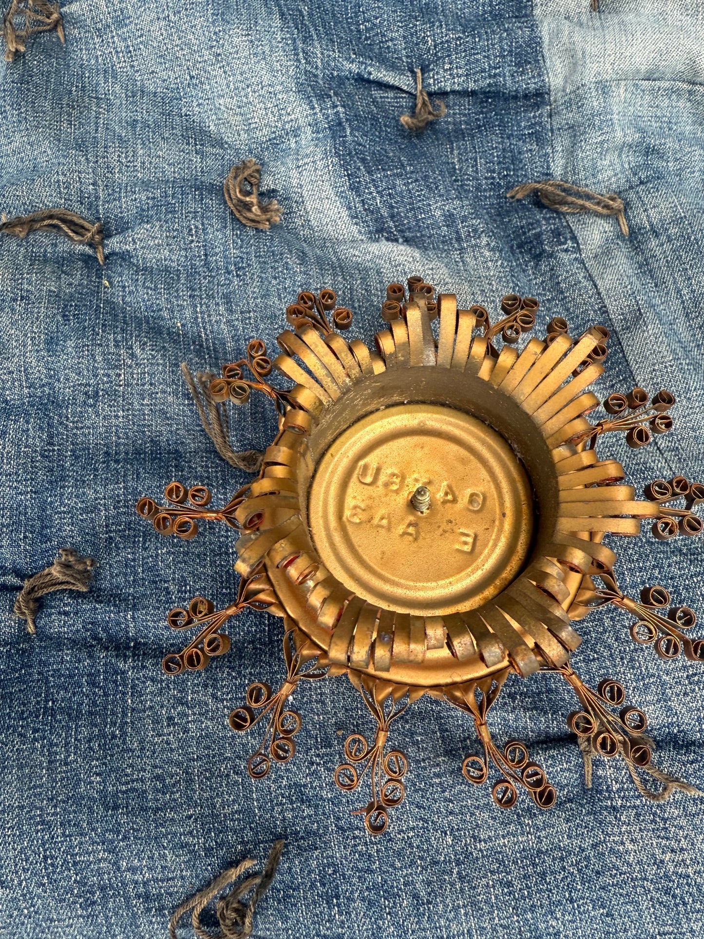 Folk Art Tin Can Candle Holder (PS)