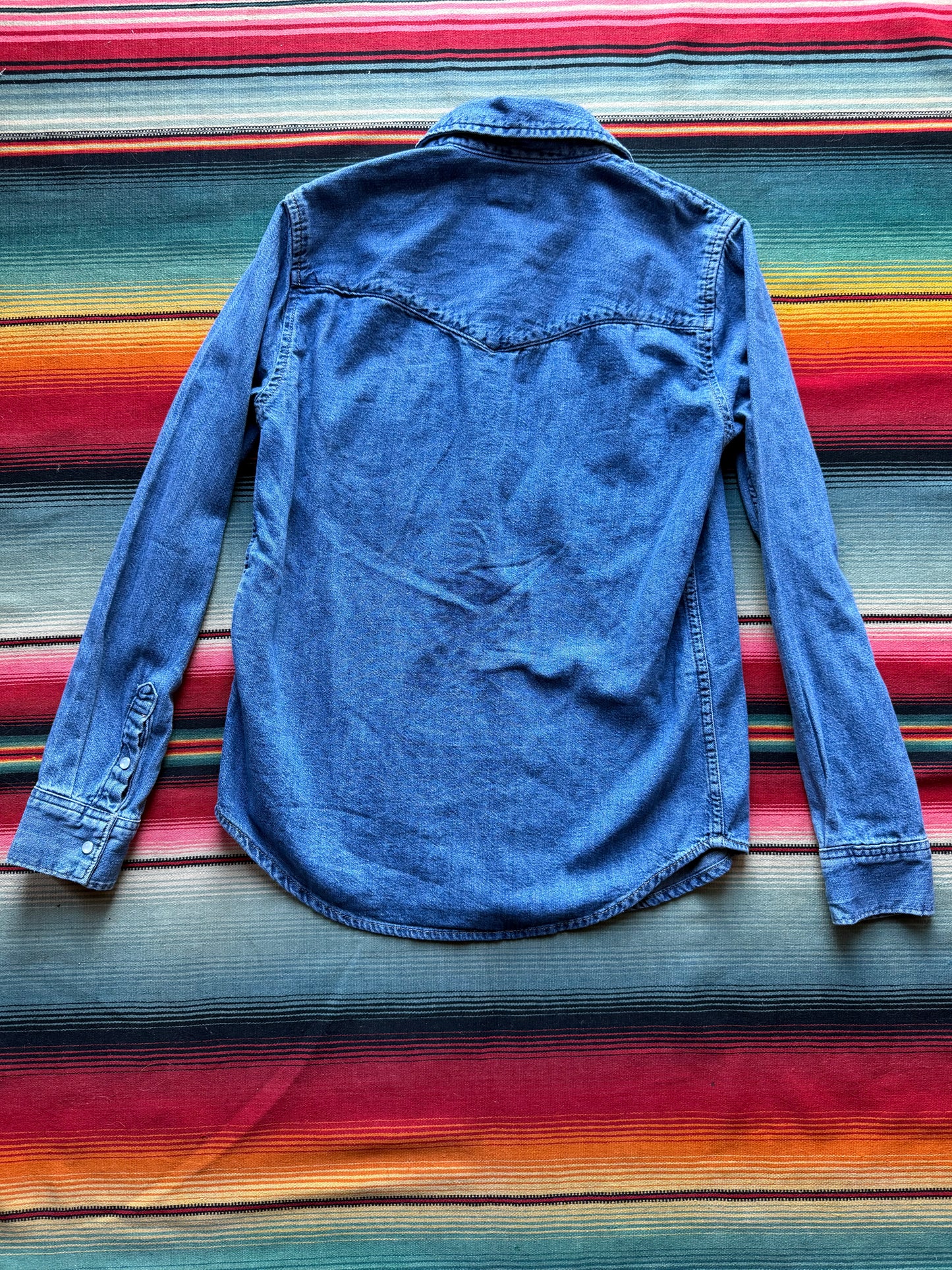 Levi's Denim Pearl Snap xs