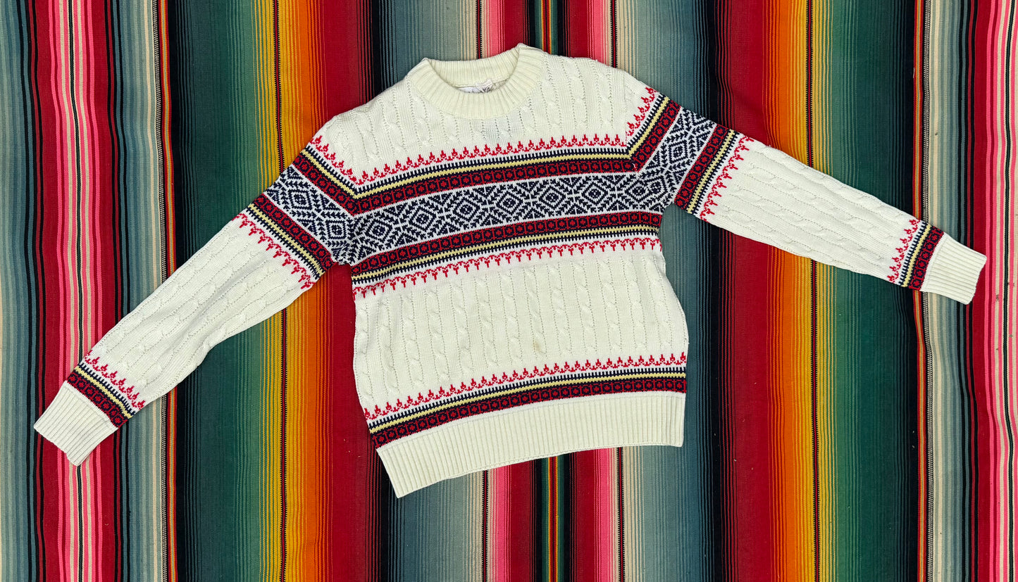 Vintage Passport 360 Cable Sweater
