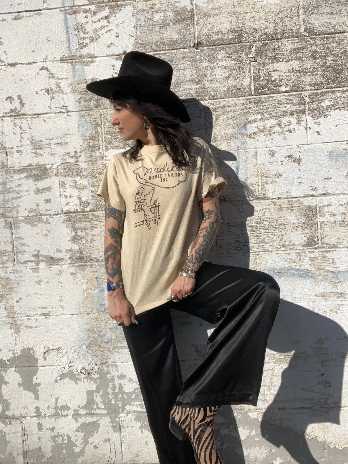 VTG Nudies Rodeo Tailors Single Stitch Tee FIRM