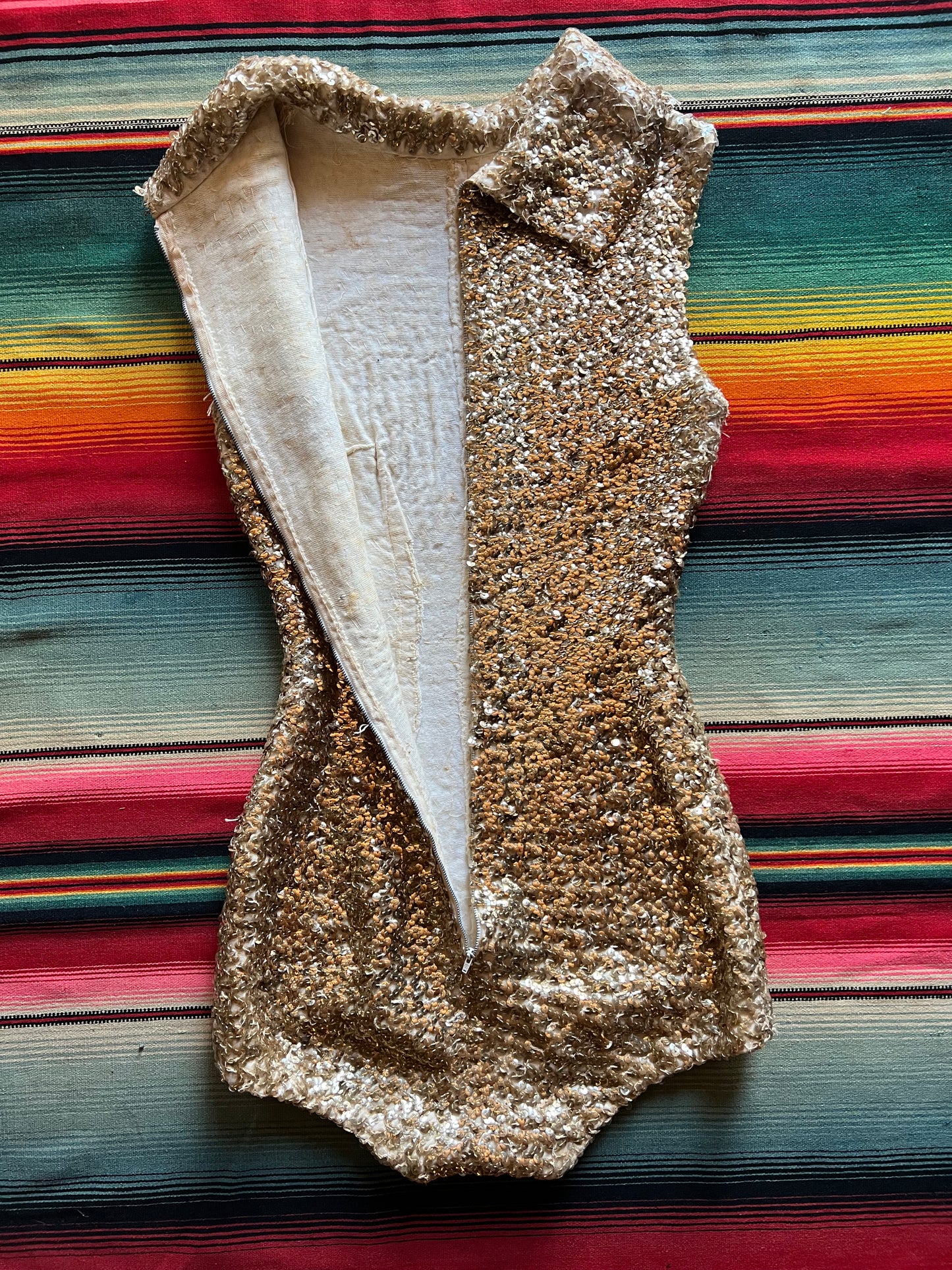 1960s Sequin Costume Bodysuit