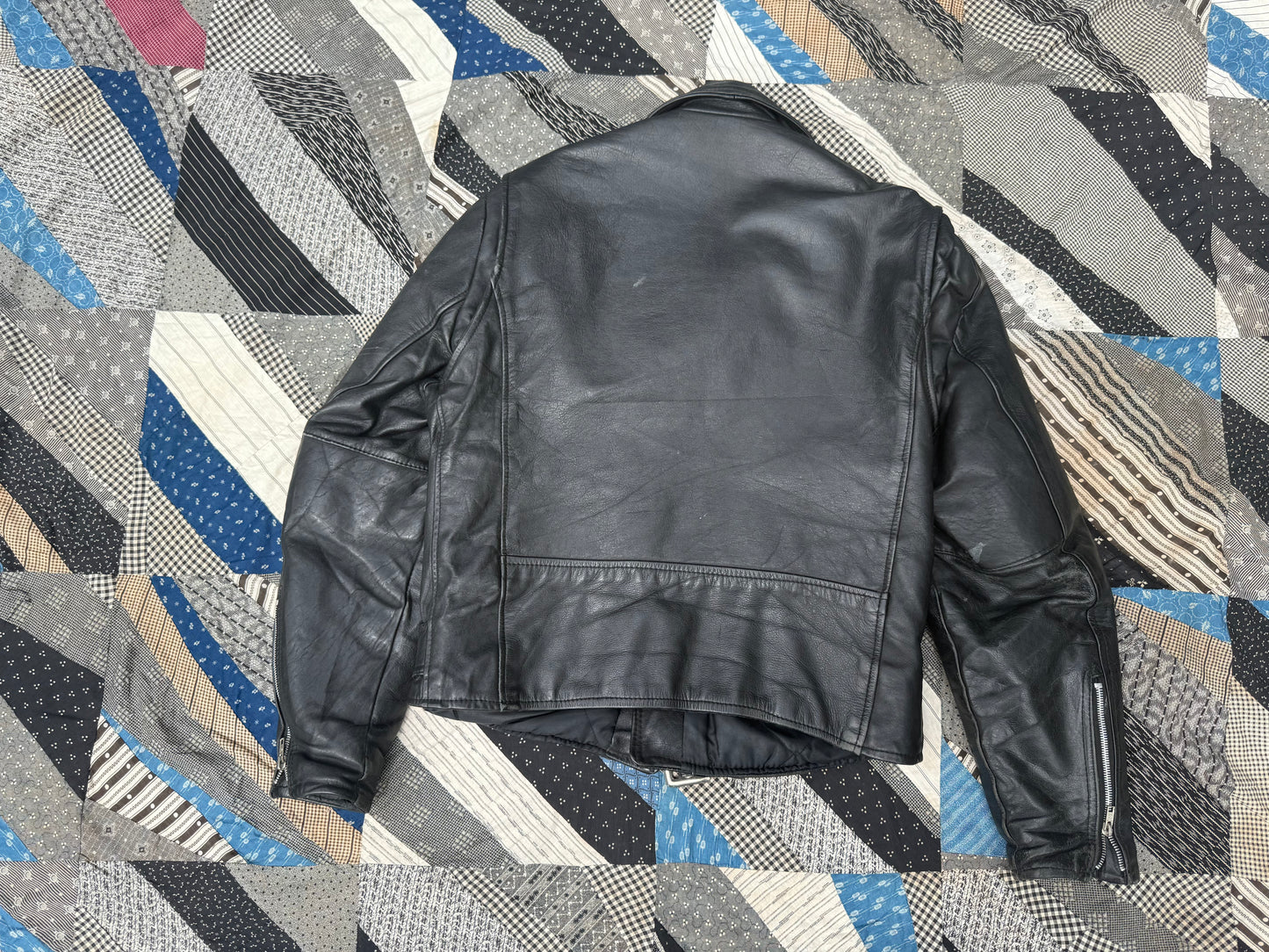 Vintage Brush Fire Biker Jacket