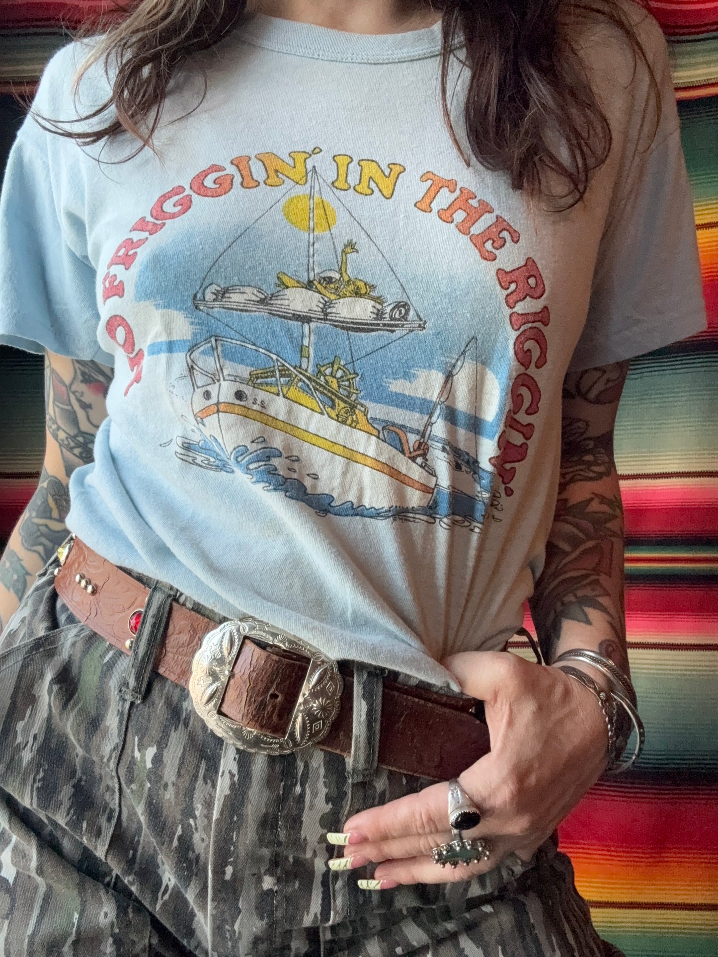 VTG No Friggin in the Riggin Tee