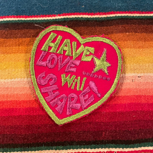 VTG Have Love Will Share Patch