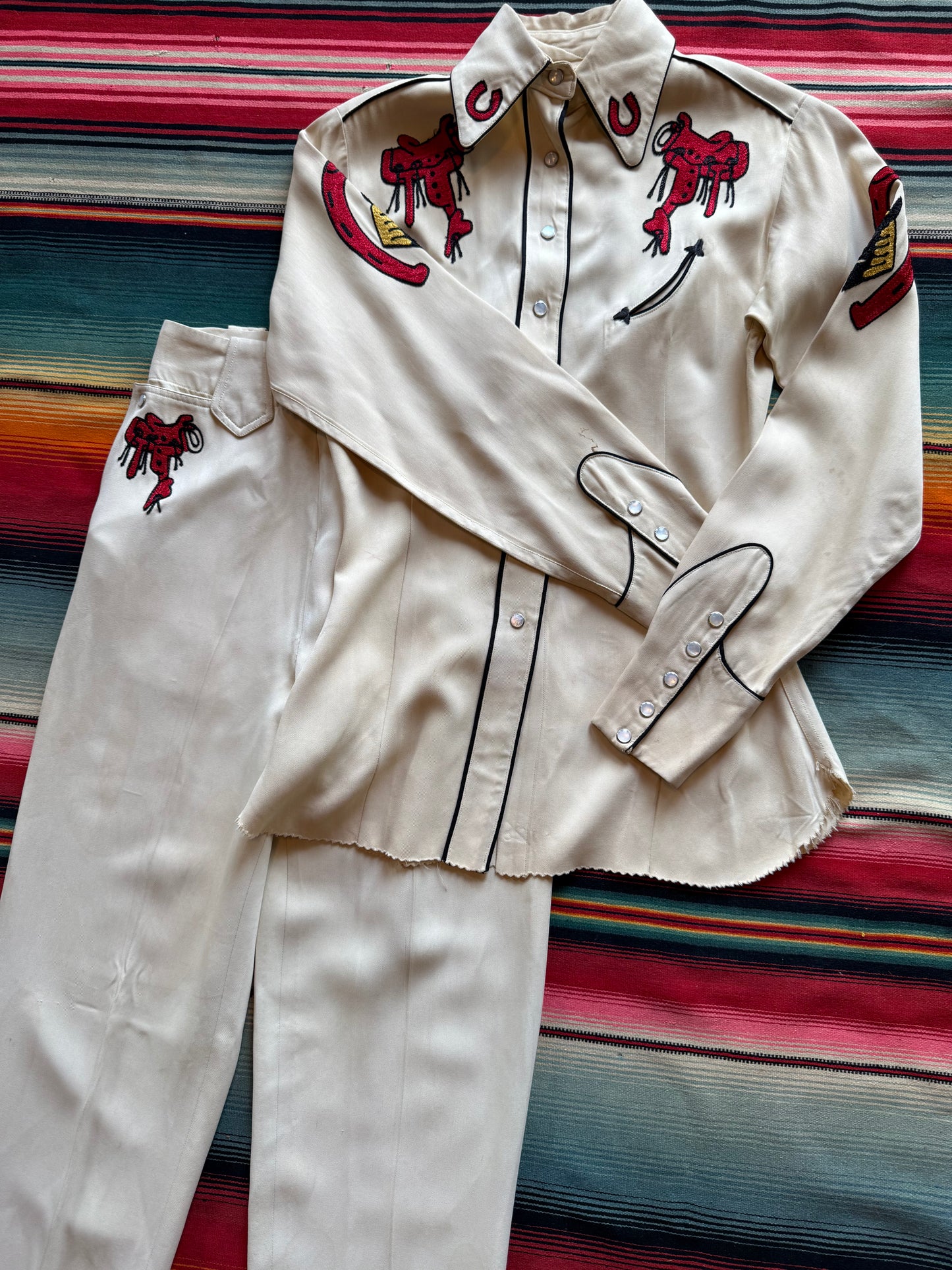 1940s/50s Embroidered Western Set