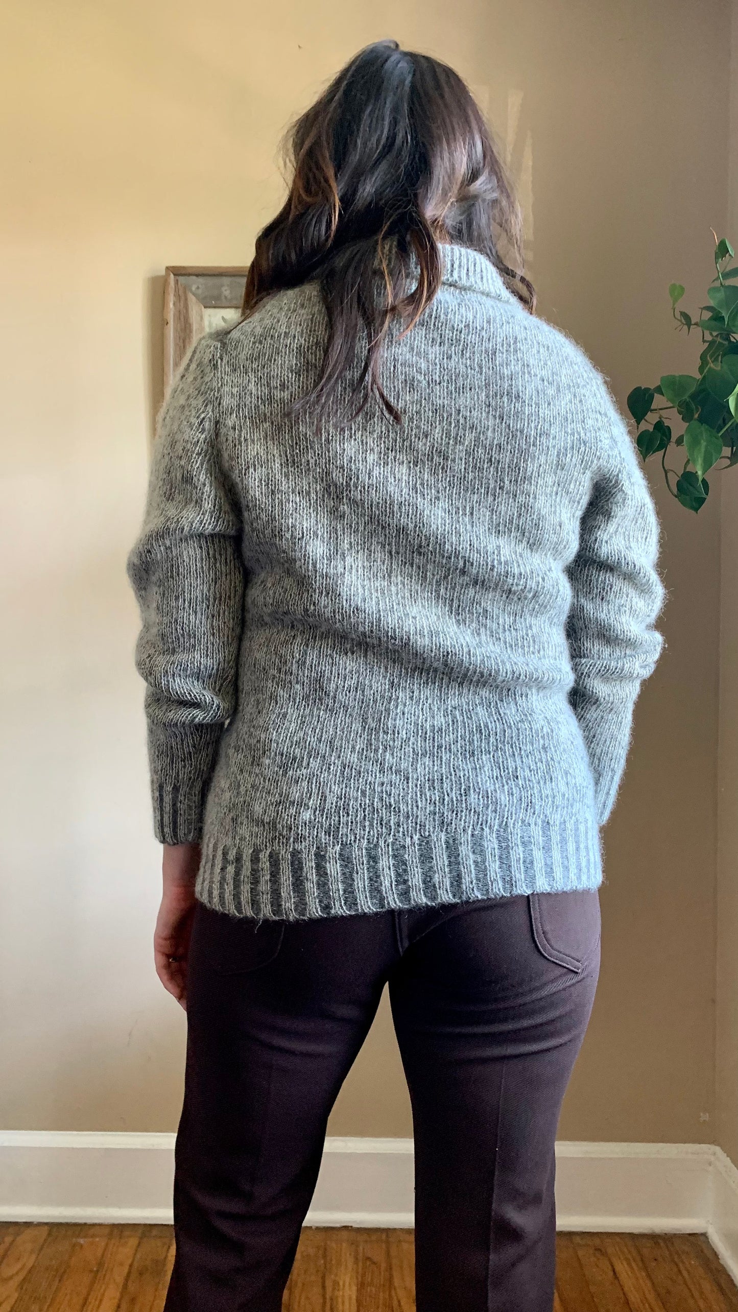 1960s Grey Mohair Pullover (M/L)