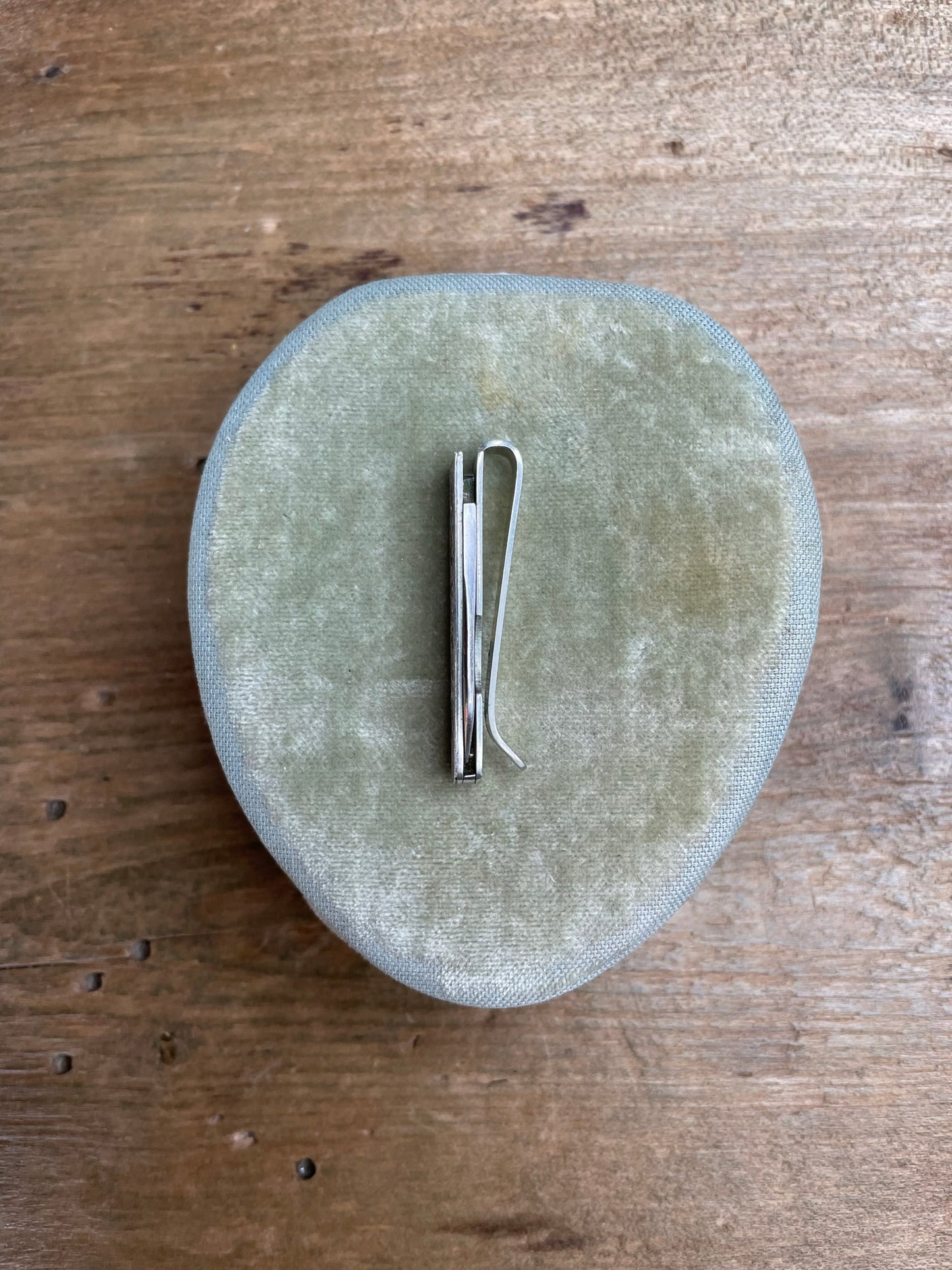 Vintage Sterling Silver Pocket Knife Tie Clip