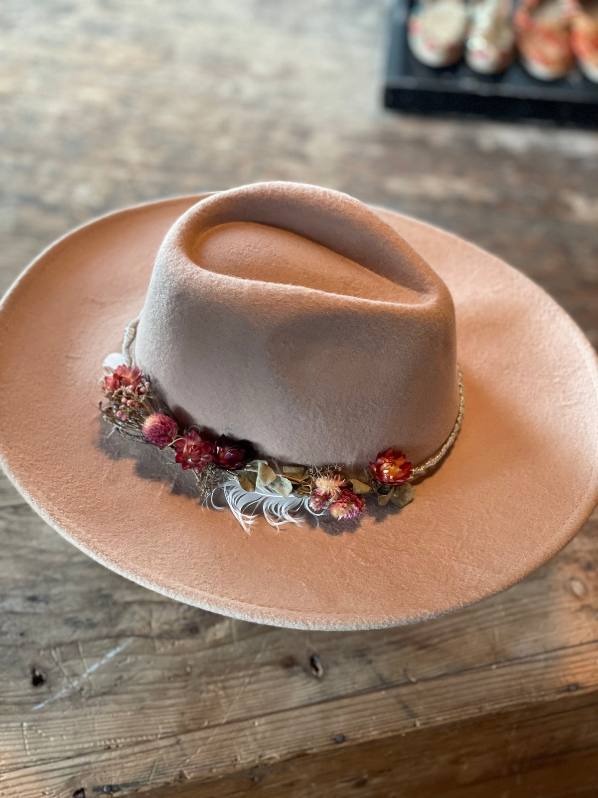 Assorted Cowboy Hats with Floral Hat Bands – High Class 