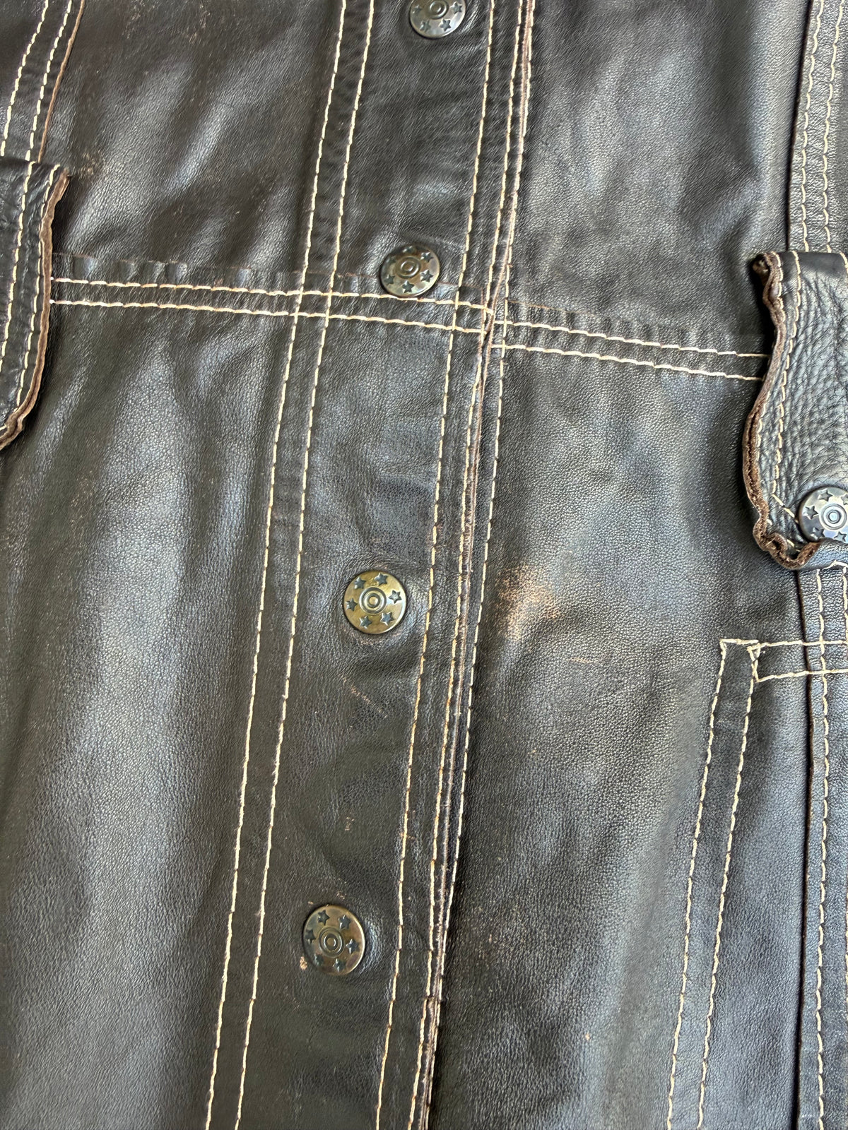 1970s Reversible Leather Coat