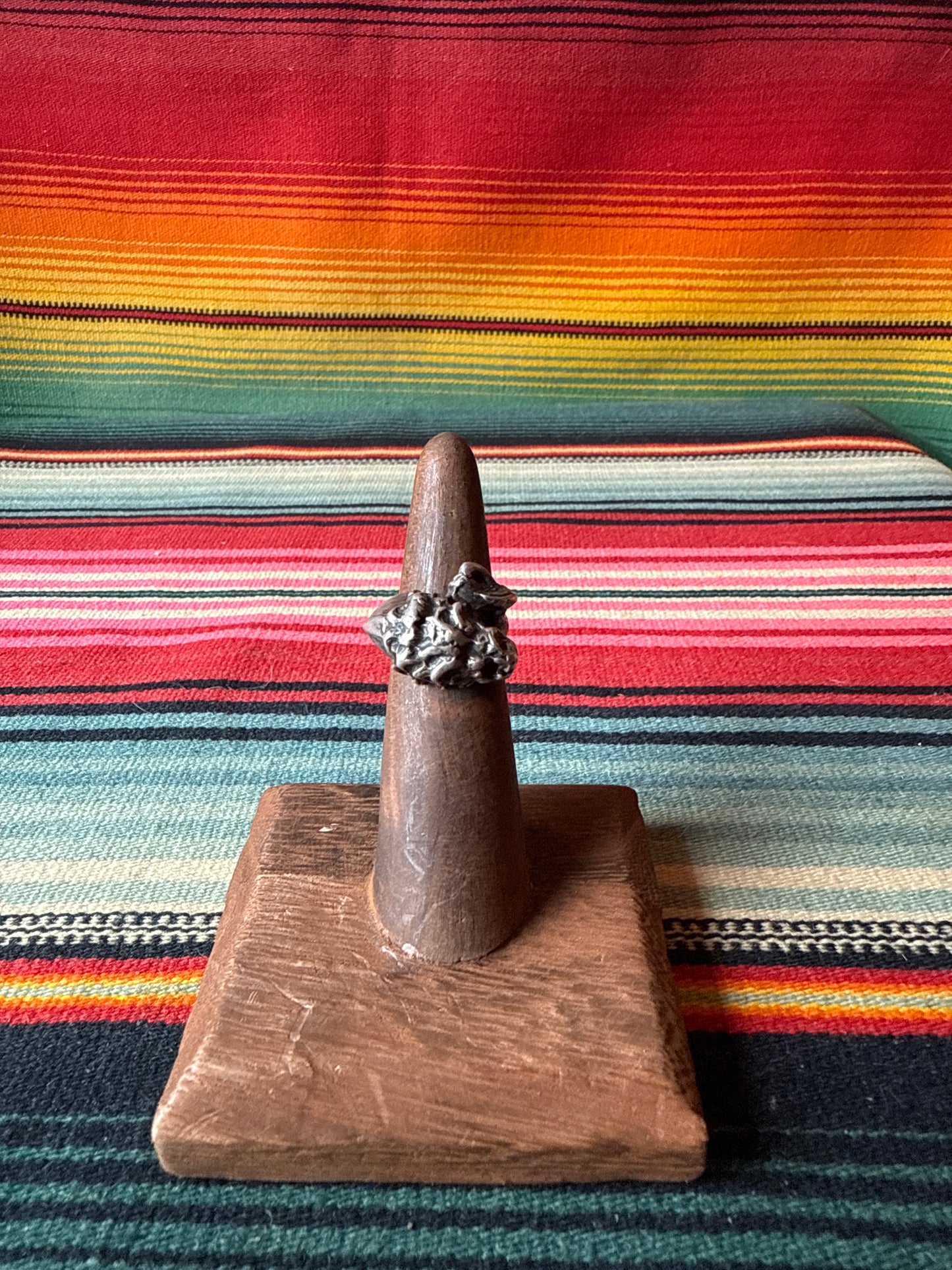 Vintage Big Cat Sterling Wrap Around Ring