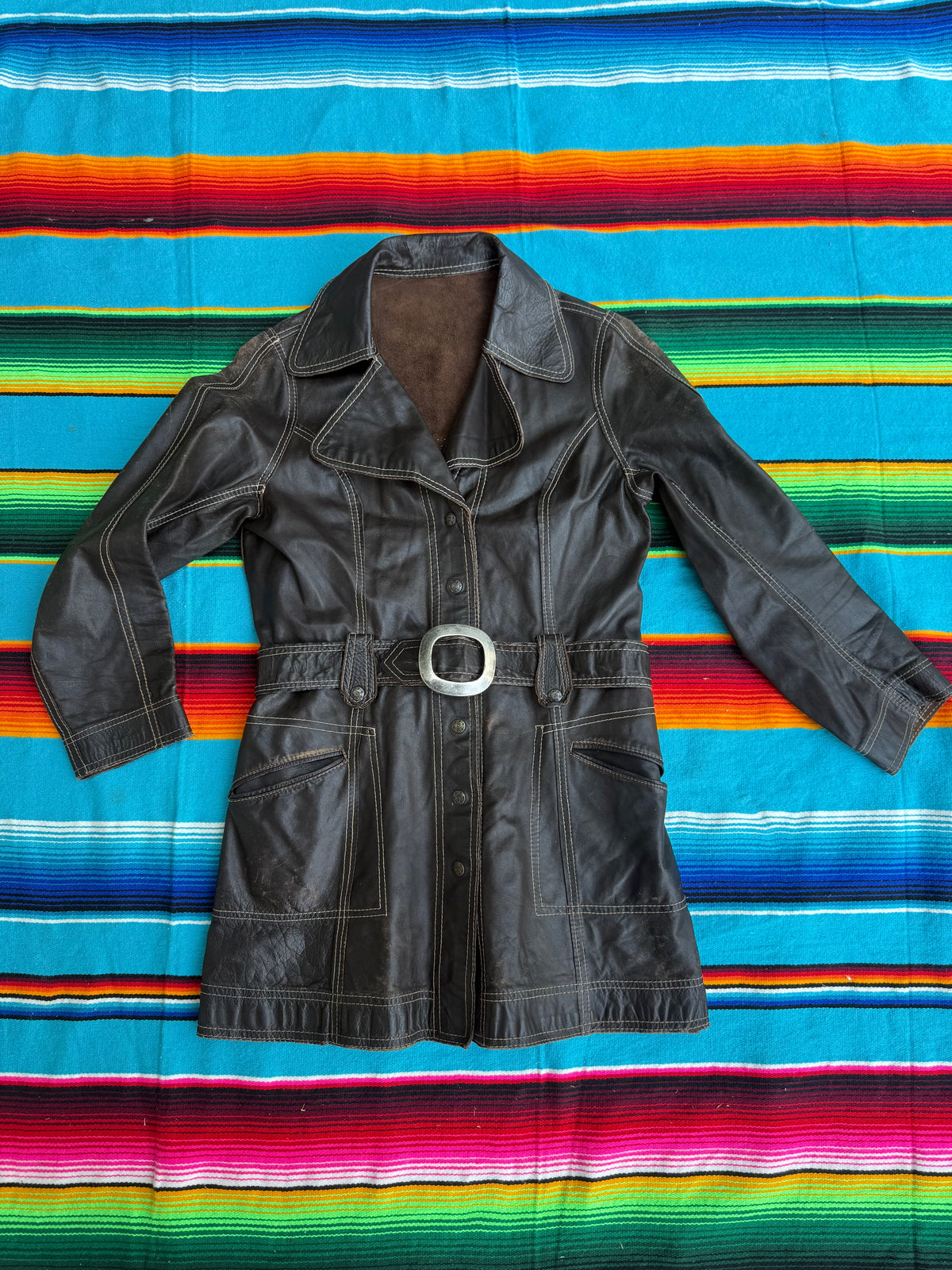 1970s Reversible Leather Coat