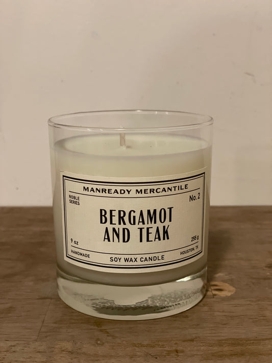 Bergamot & Teak Canle