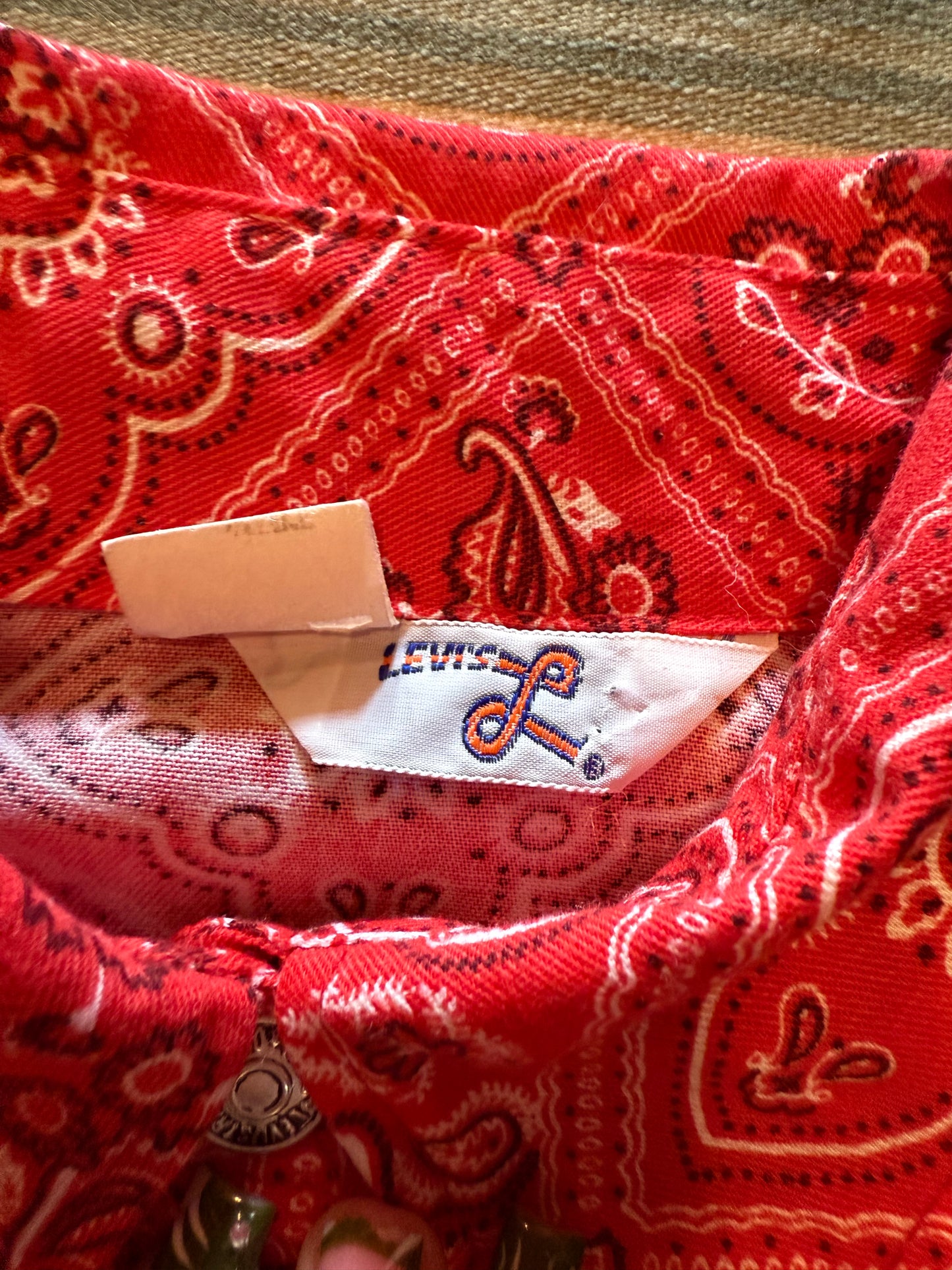 Vintage Levi's Bandana Jacket