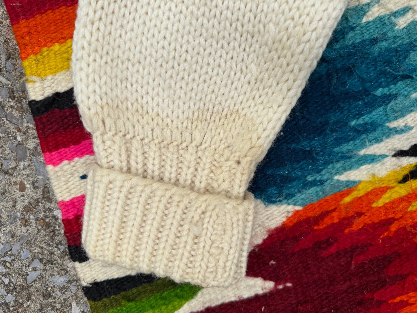 Vintage 1960s Indian Brand Wool Sweater