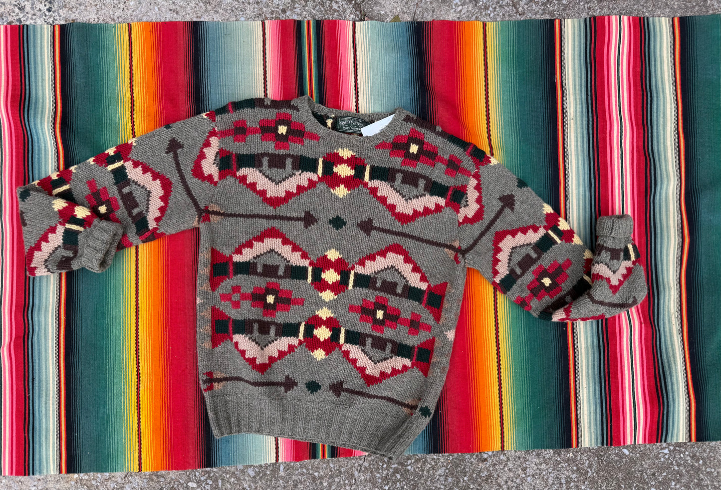 Vintage Polo Country Intarisa Sweater