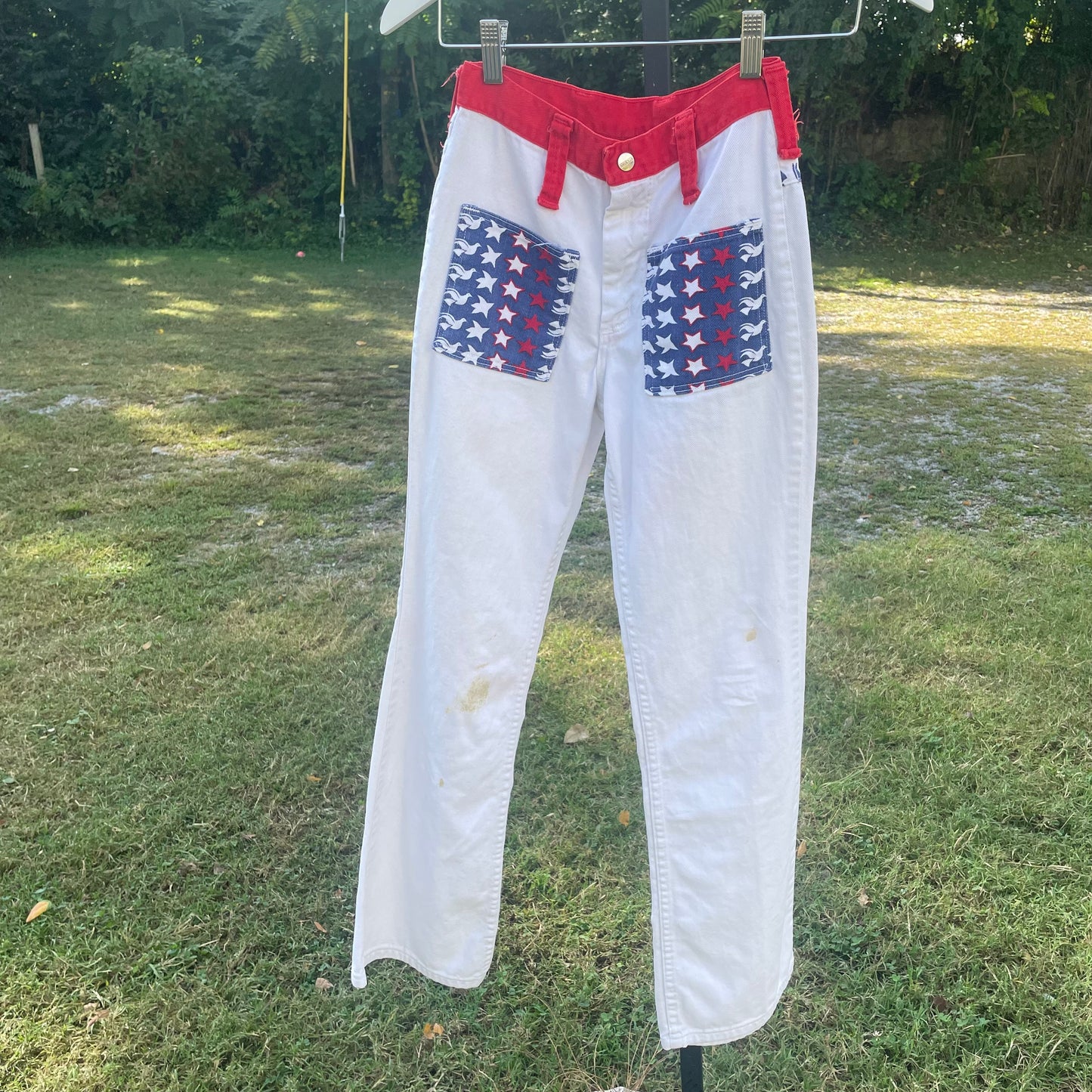VTG Red White and Blue Jean