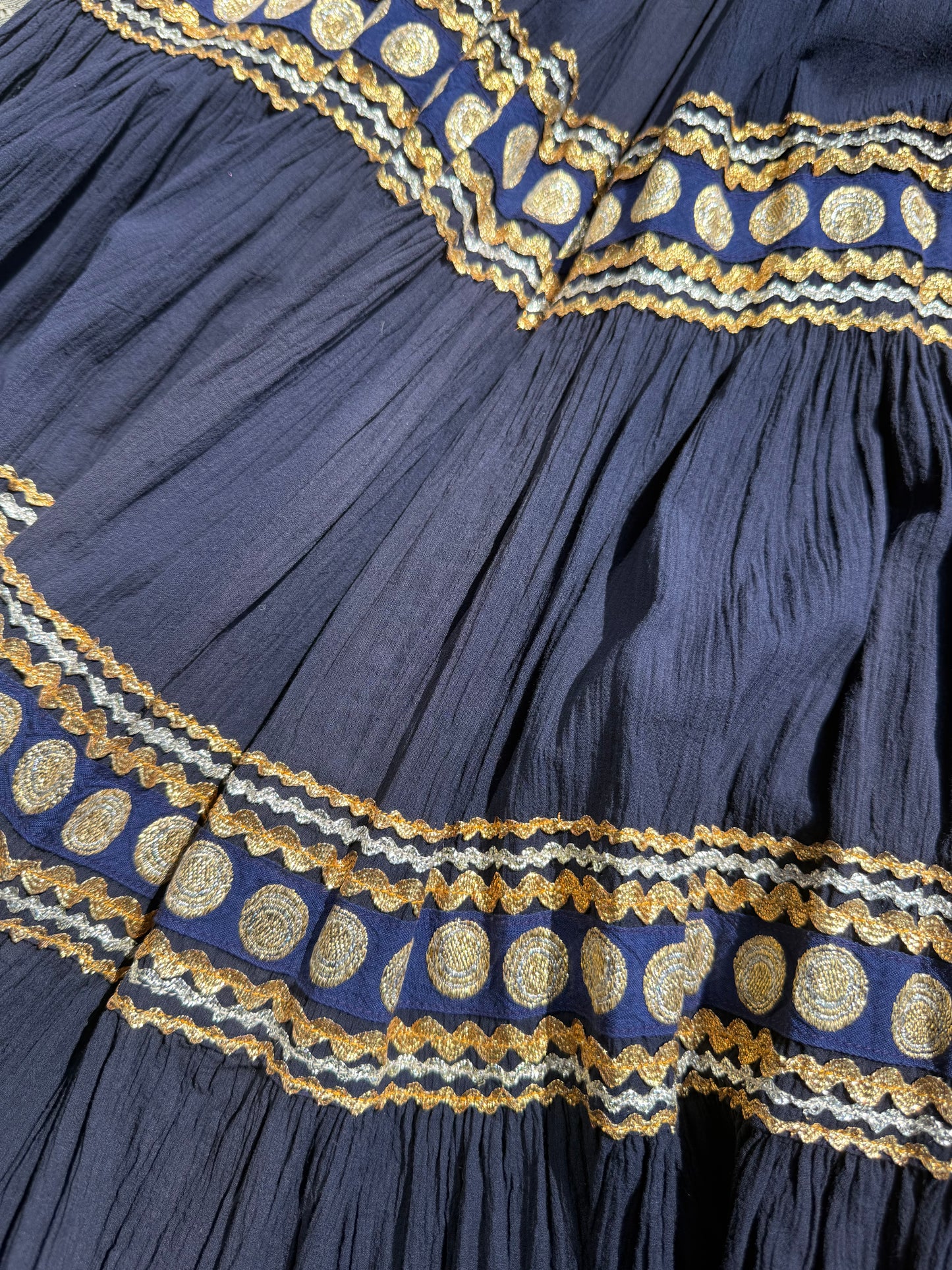 1950s Blue Patio Skirt