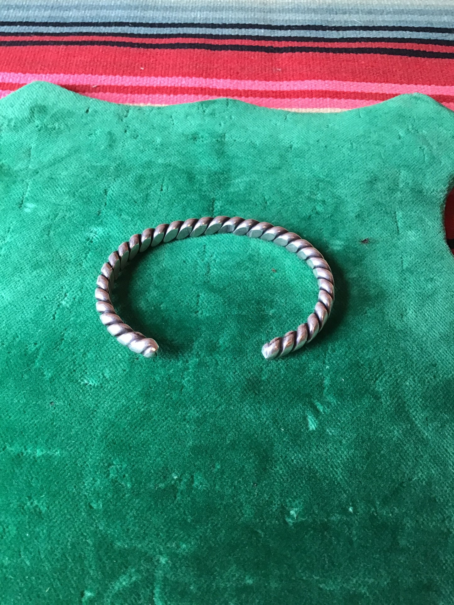 Vintage Twisted Sterling Cuff Stacker (MA)