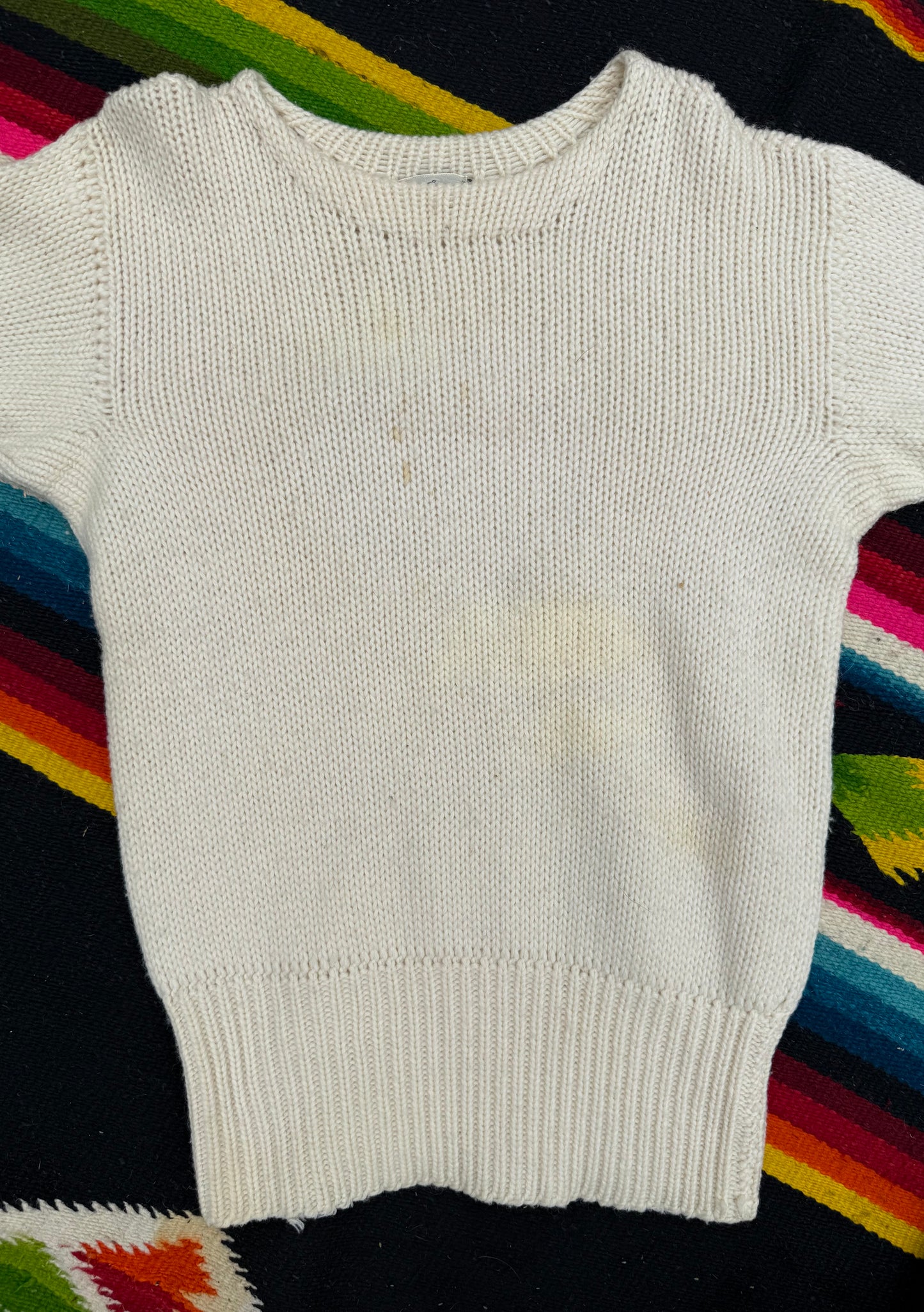 Vintage 1960s Indian Brand Wool Sweater