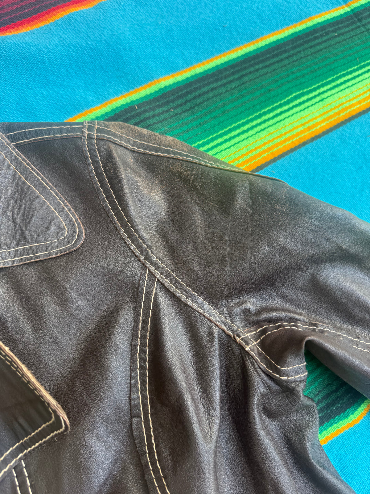 1970s Reversible Leather Coat