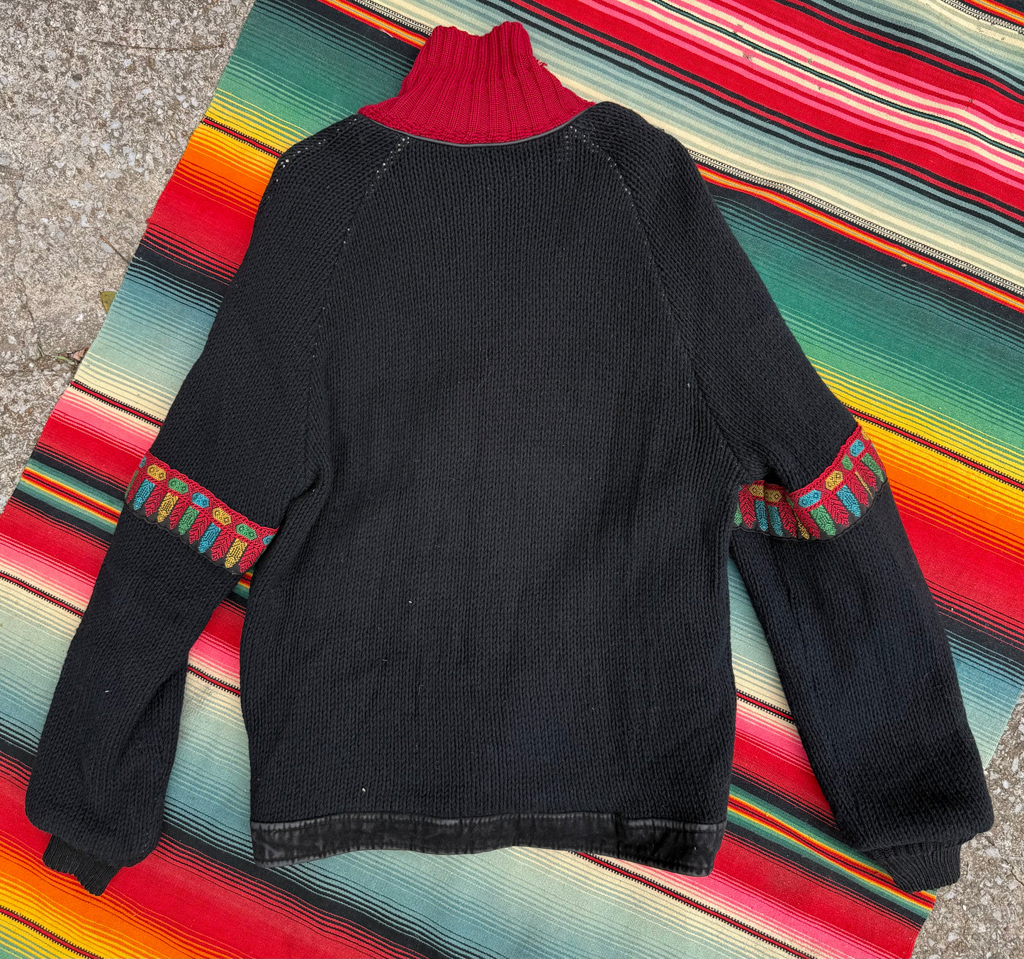 Vintage  Robert Lewis Skua Lined Aztec Sweater