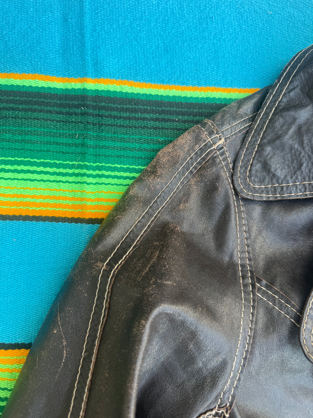 1970s Reversible Leather Coat