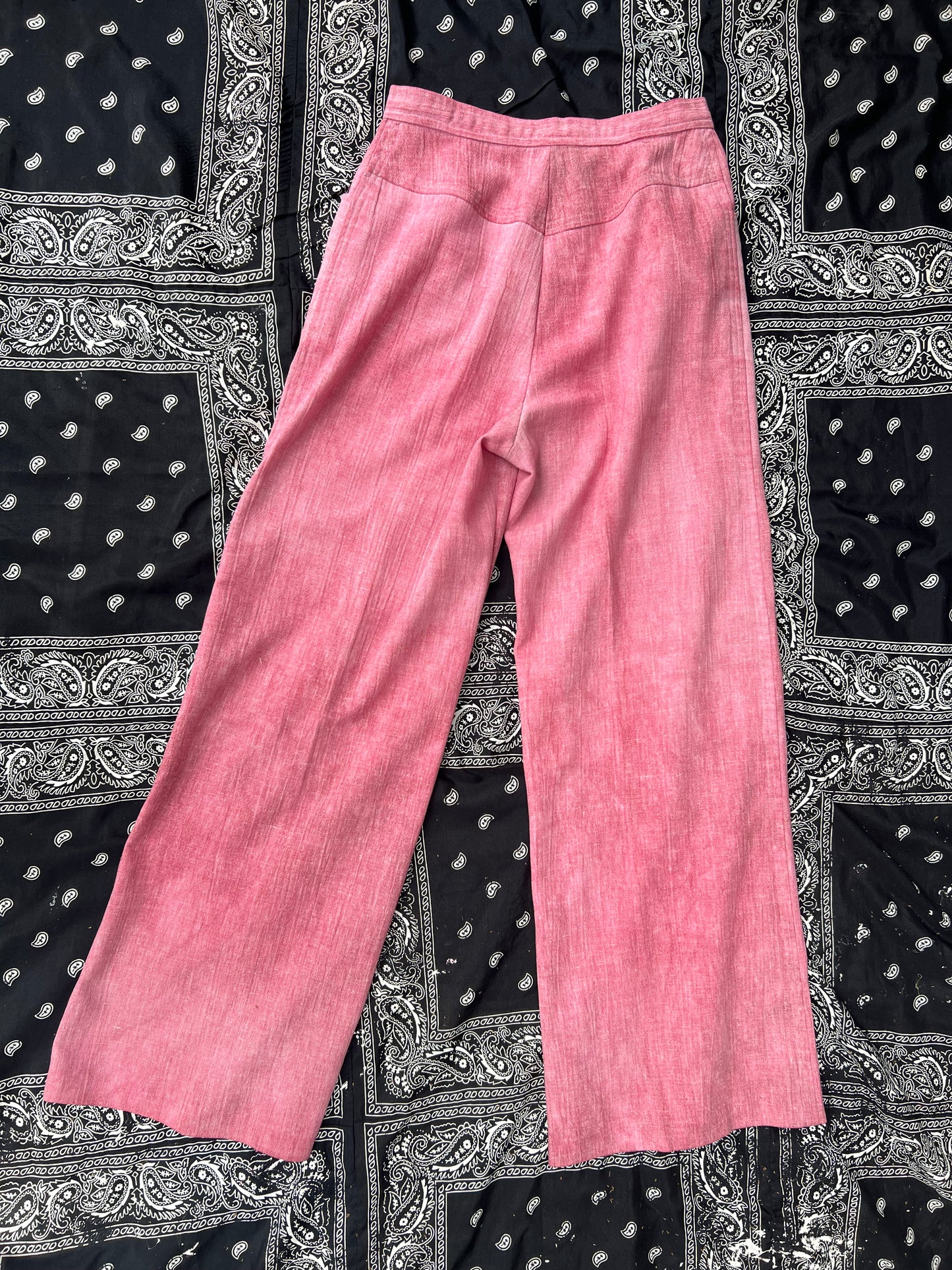 1970s Embroidered Pink Three Piece Set (NL)