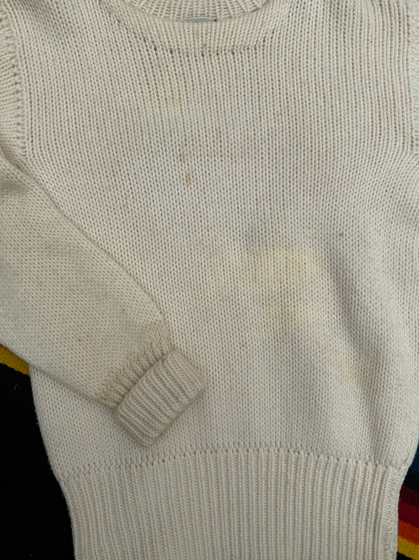 Vintage 1960s Indian Brand Wool Sweater