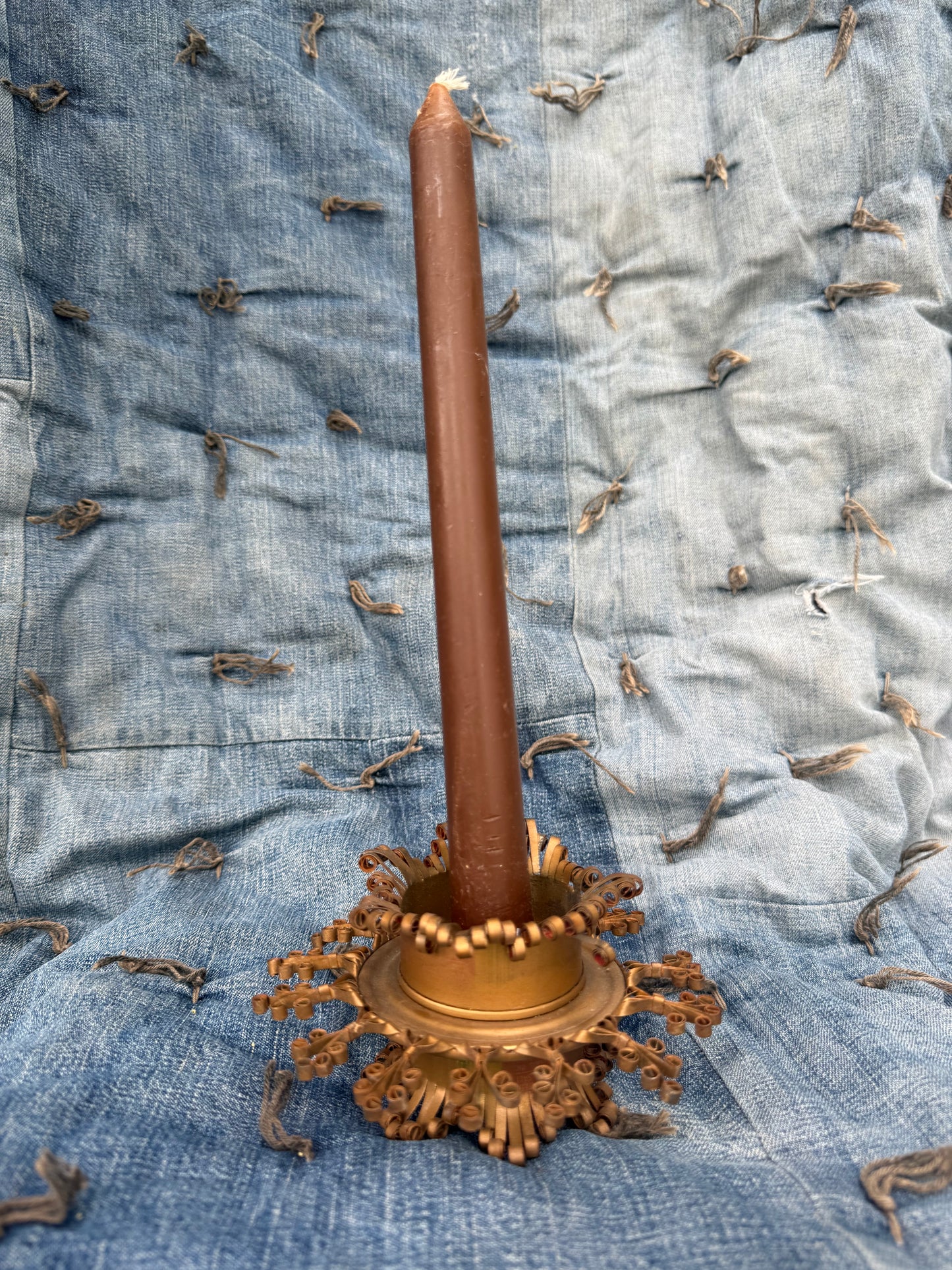 Folk Art Tin Can Candle Holder (PS)