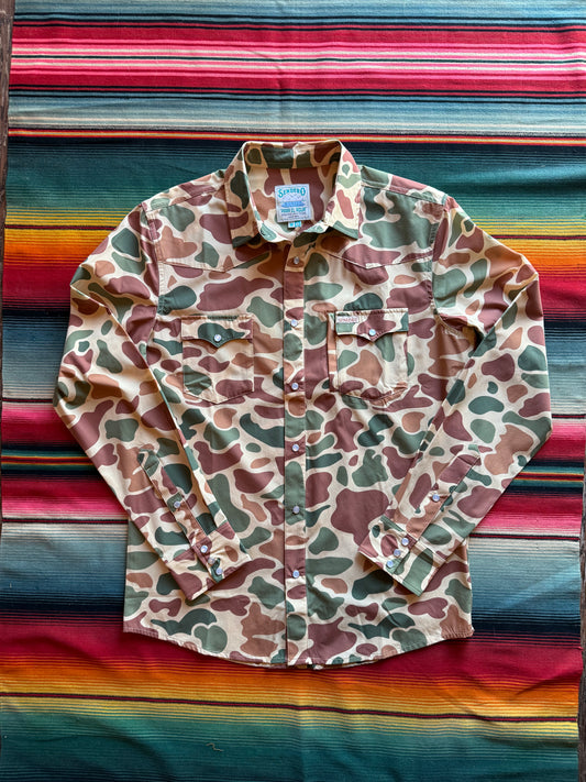 Tech Pearl Snap | Camo