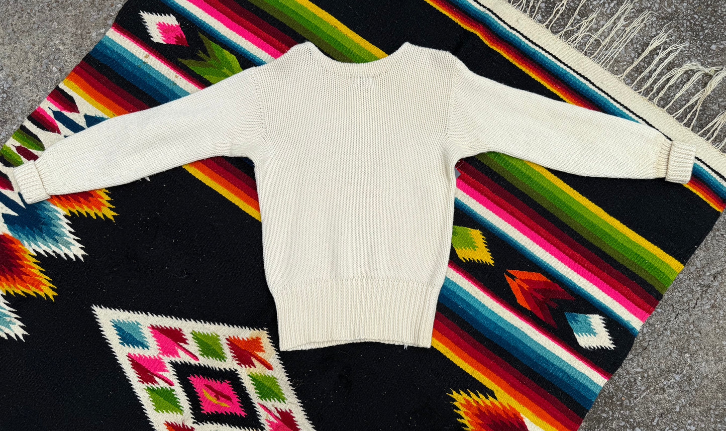 Vintage 1960s Indian Brand Wool Sweater