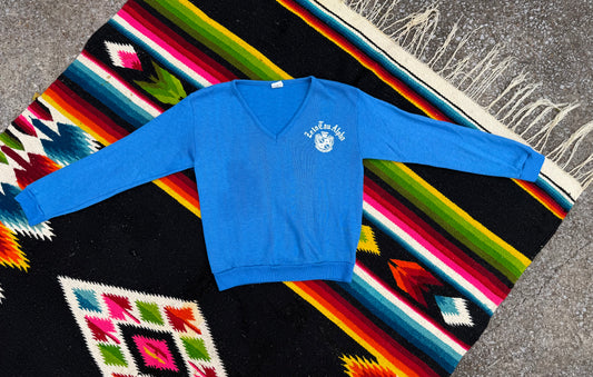 Vintage Zeta Tau Alpha Knit V-Neck