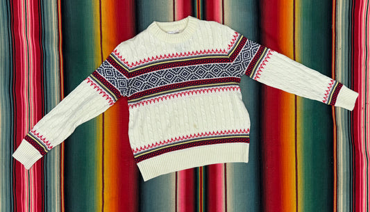 Vintage Passport 360 Cable Sweater