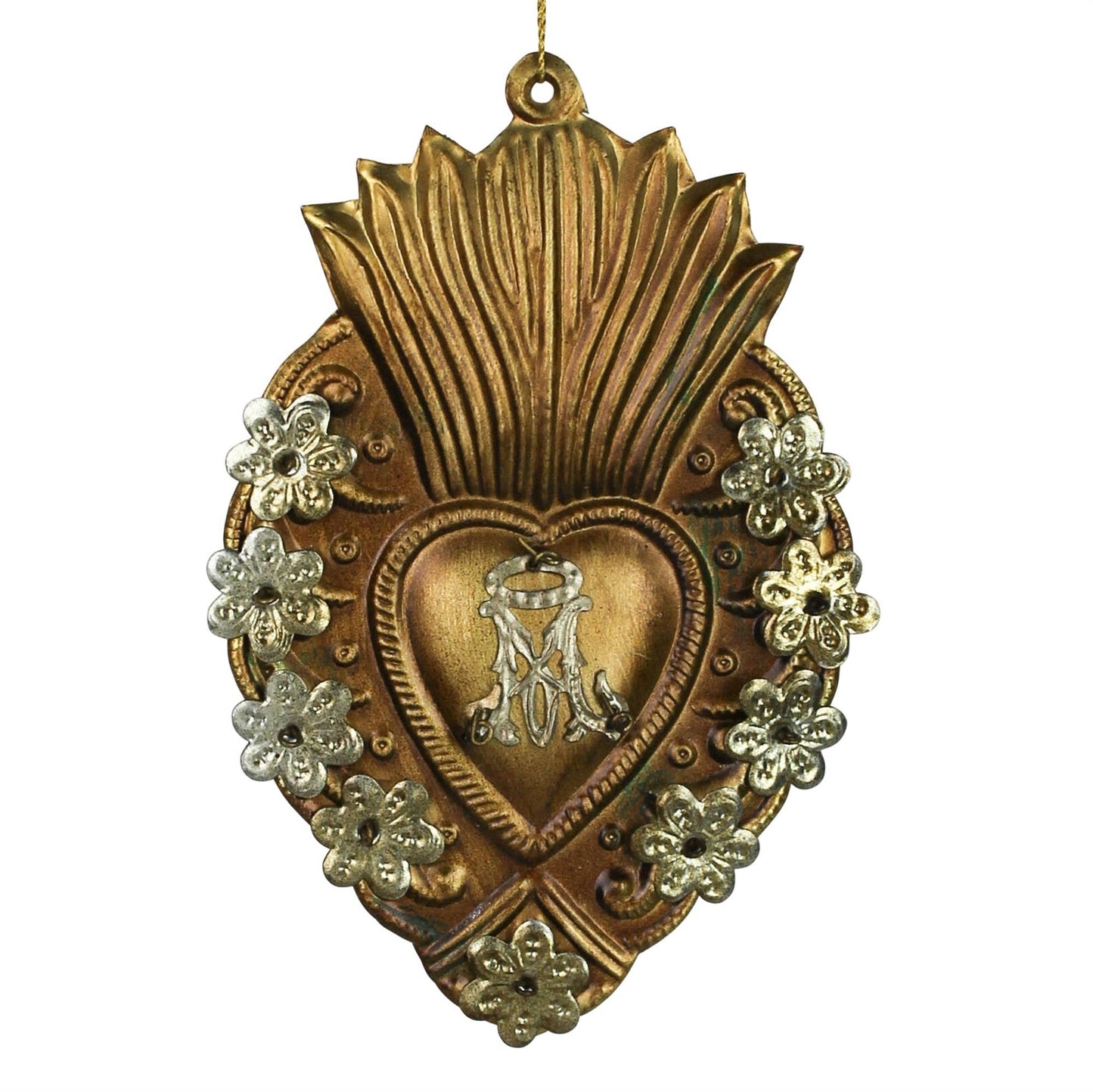 Adorned Sacred Heart Ornament