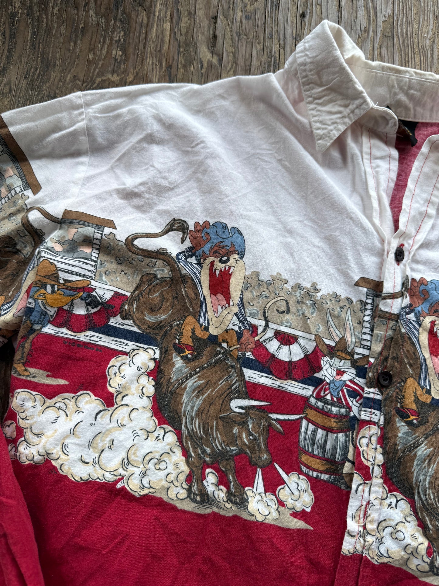 1990s Looney Tunes Rodeo Shirt