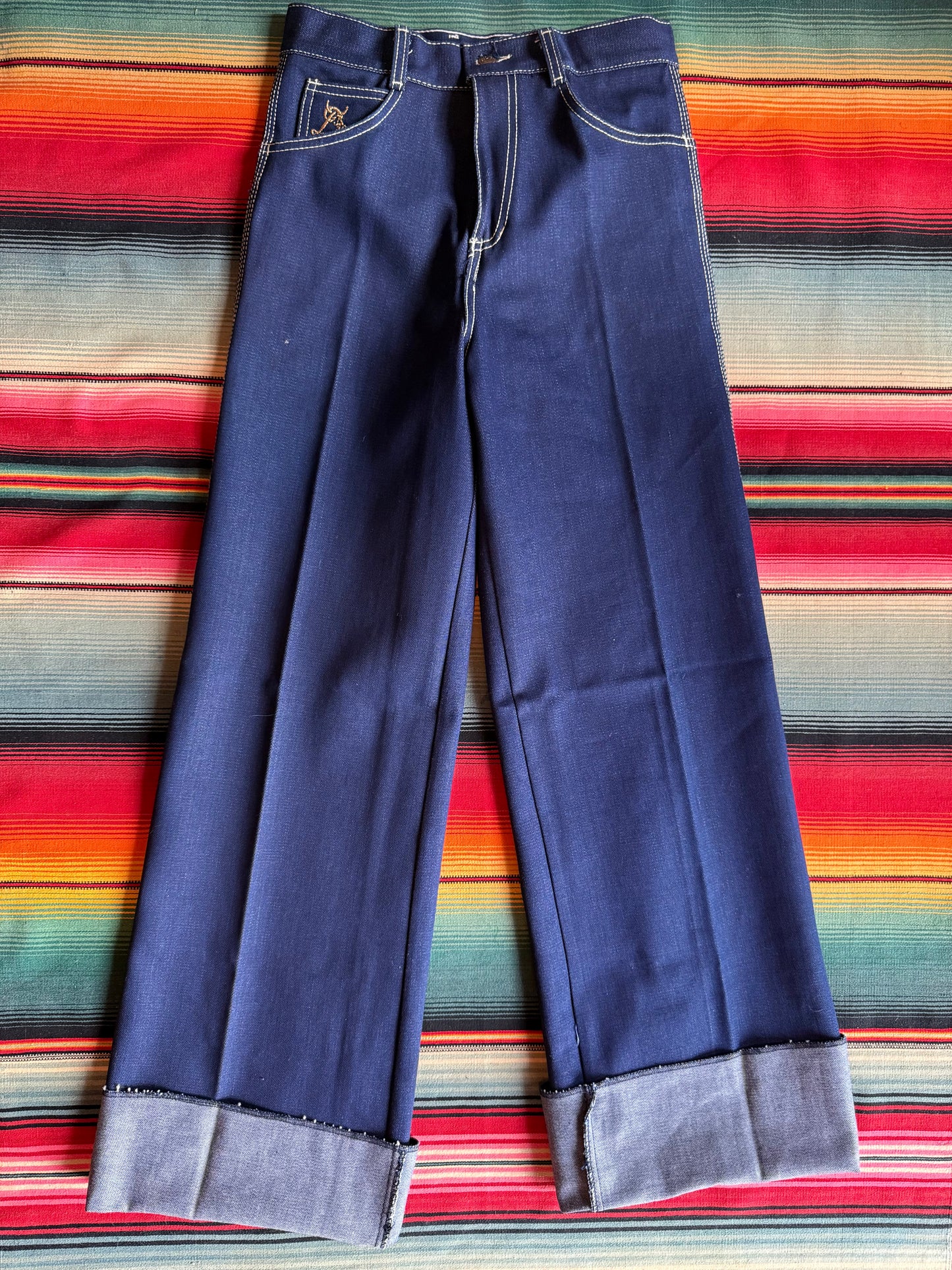 1980s Deadstock Devils Embroidered Jeans