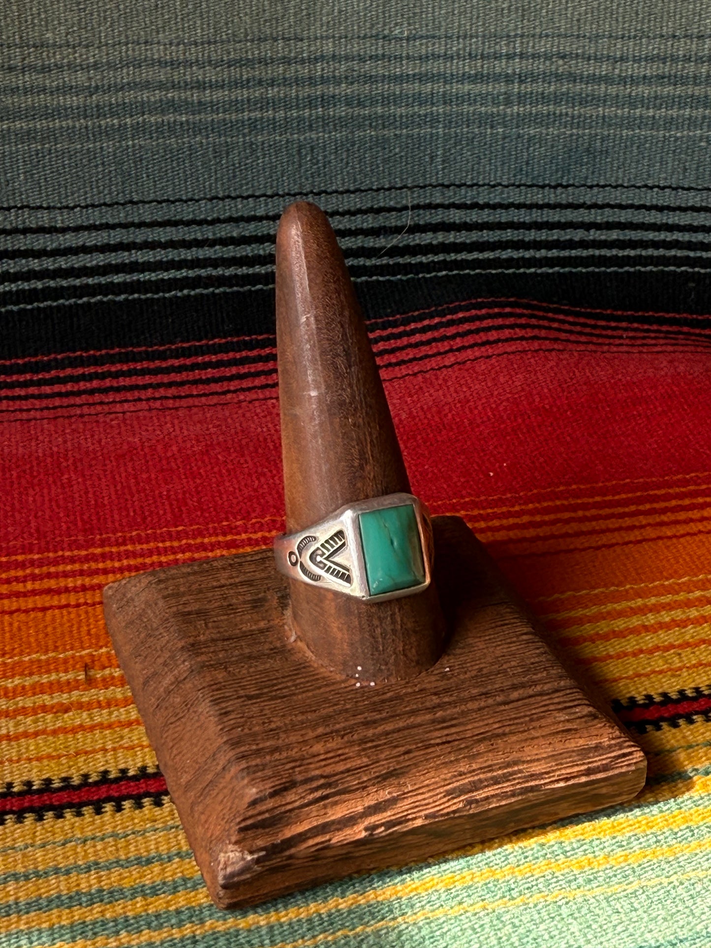 Vintage sterling, Turquoise Ring