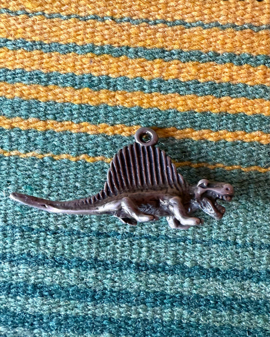 Vintage Sterling Dinosaur Charm