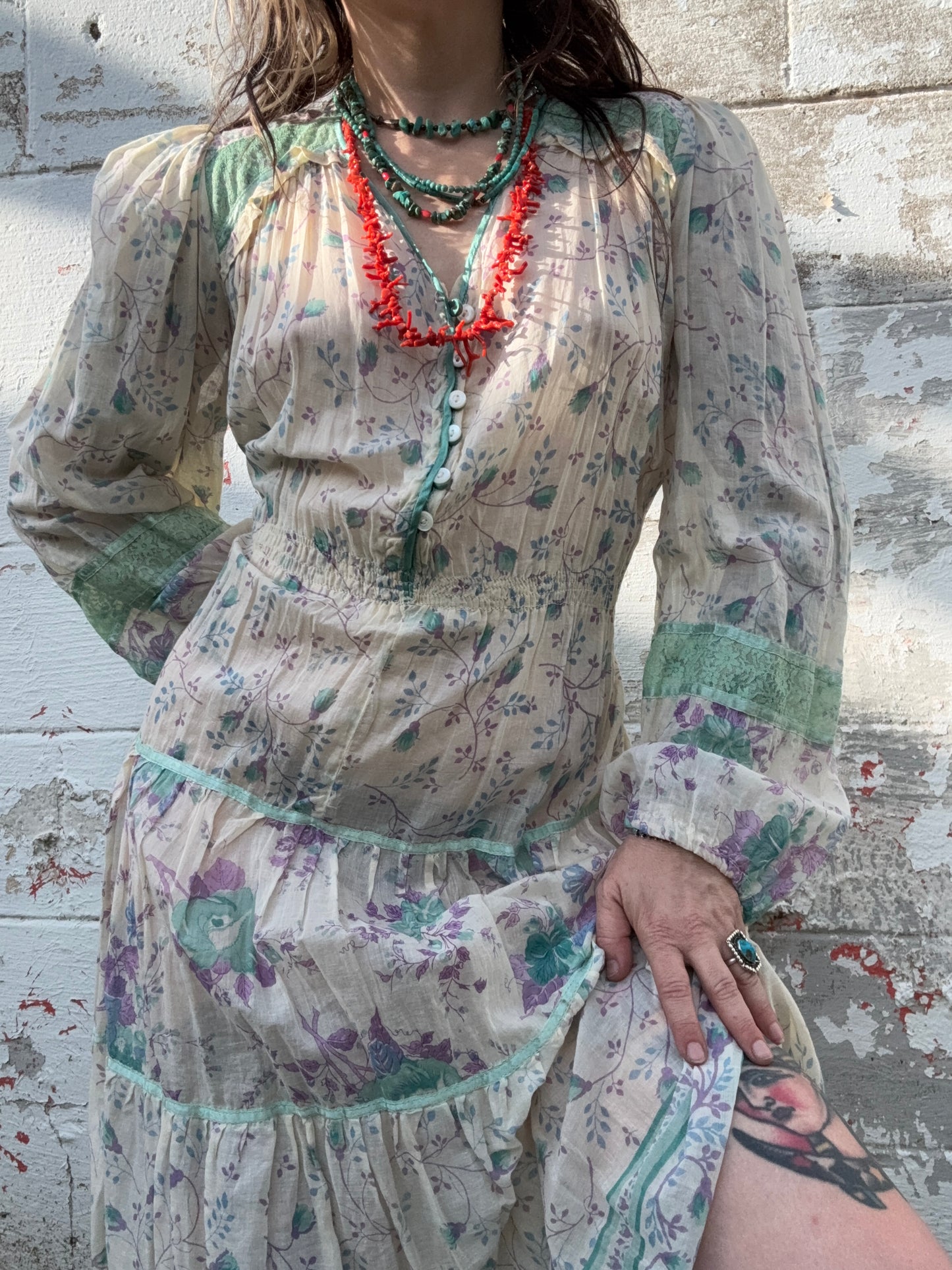 Tissue Thin 70s Dress (CCV)