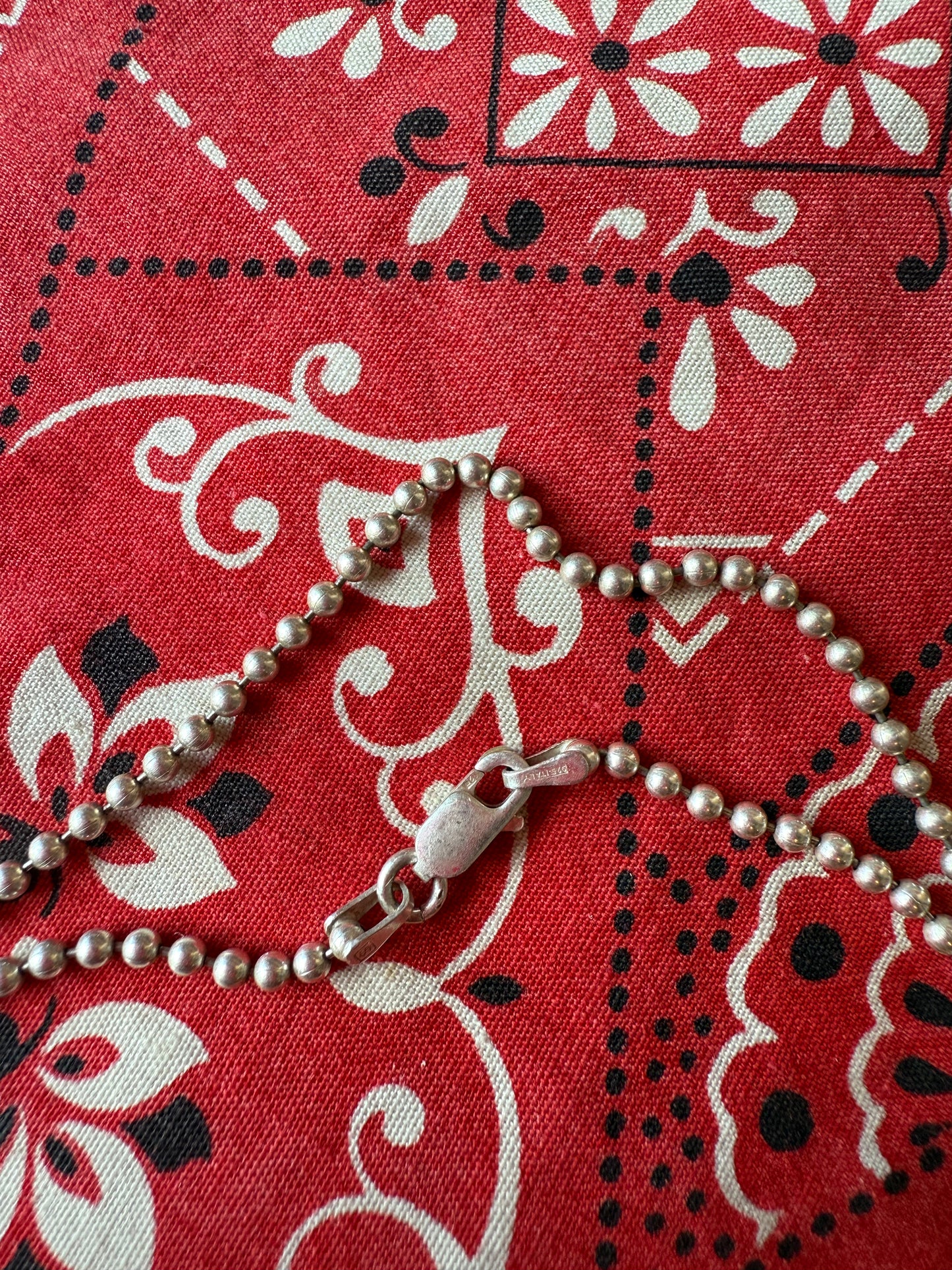 Vintage Ball Chain Necklace