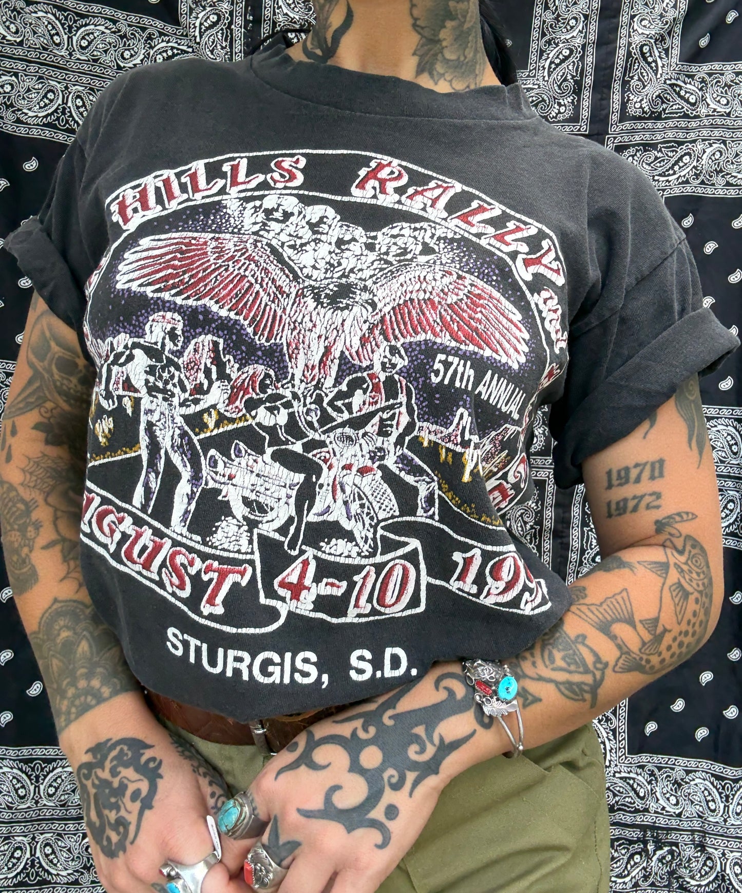 1997 Sturgis Double Sided Tee