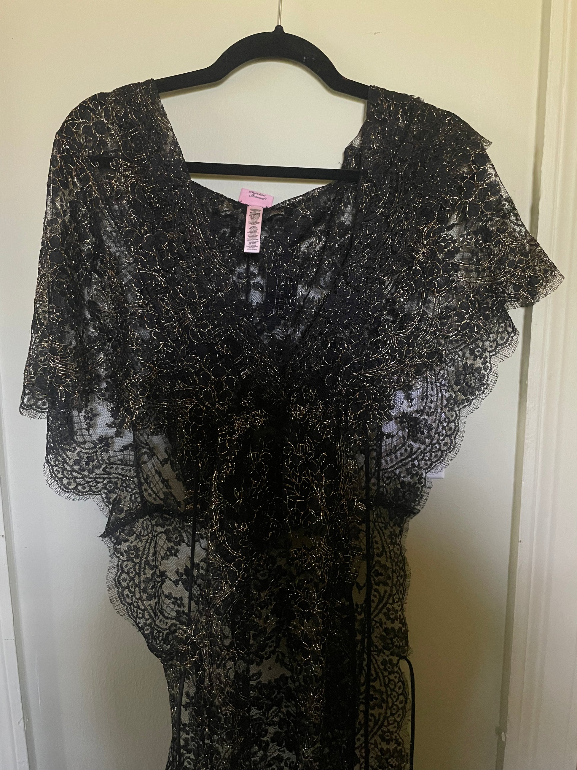 Agent Provocateur Black and Gold Lace Dress Agent Provocateur Black and Gold Lace Dress