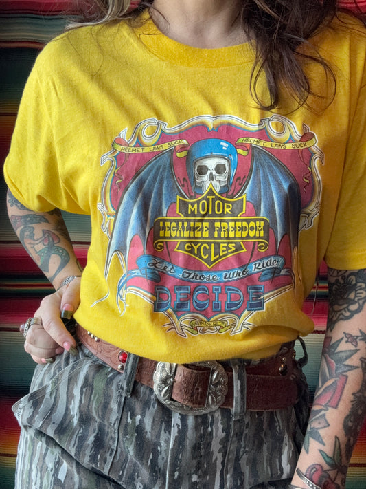 VTG Let Those Who Ride Decide Tee