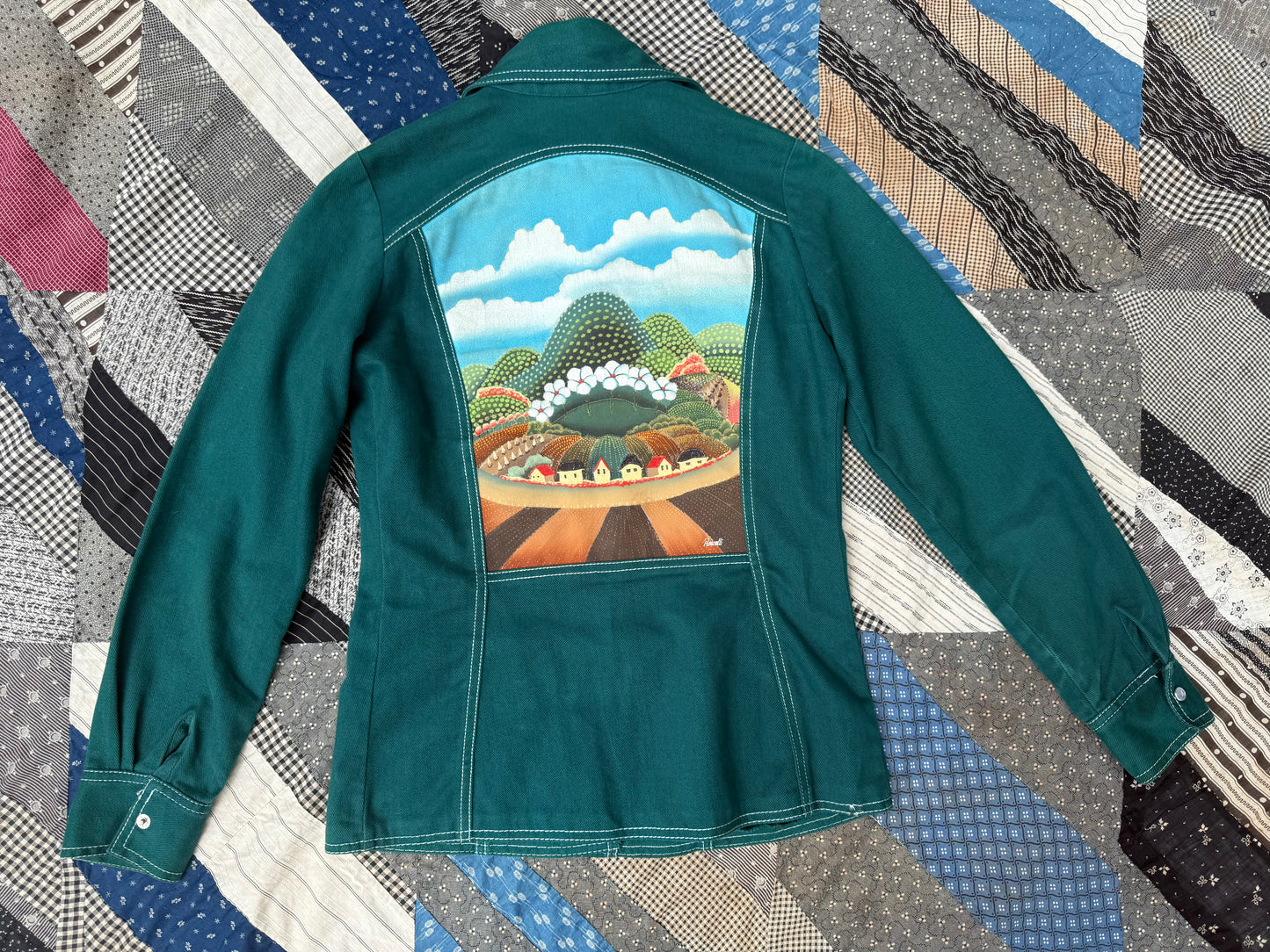 1970s Handpainted Roncelli Set XS