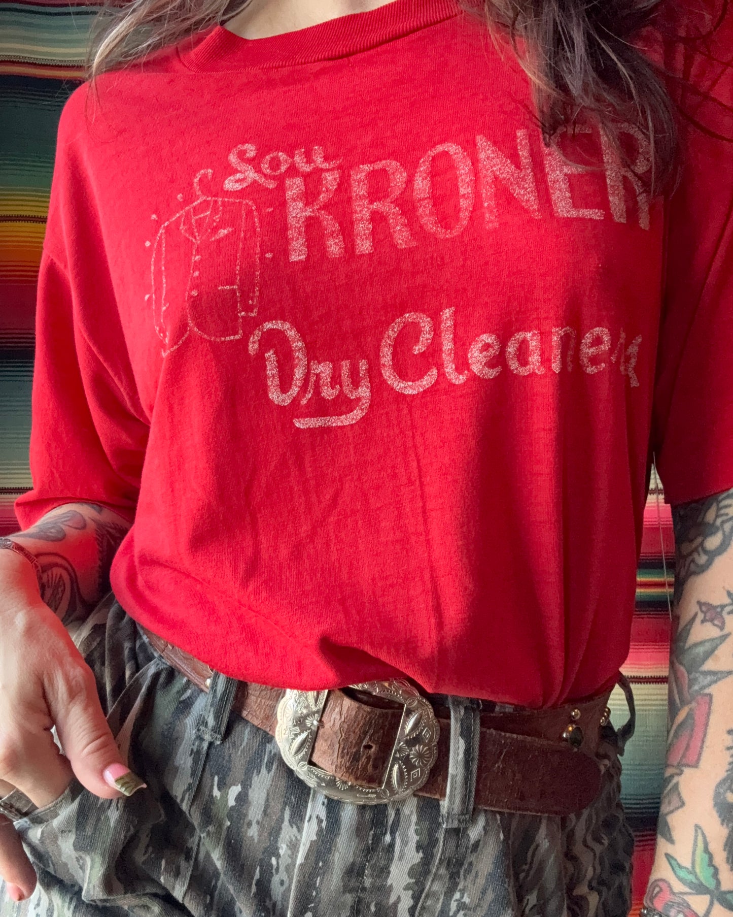 Single Stitch Sou-Kroner Dry Cleaner Tee