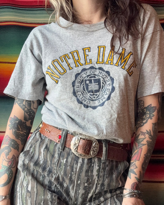 Single Stitch Notre Dame Tee Medium