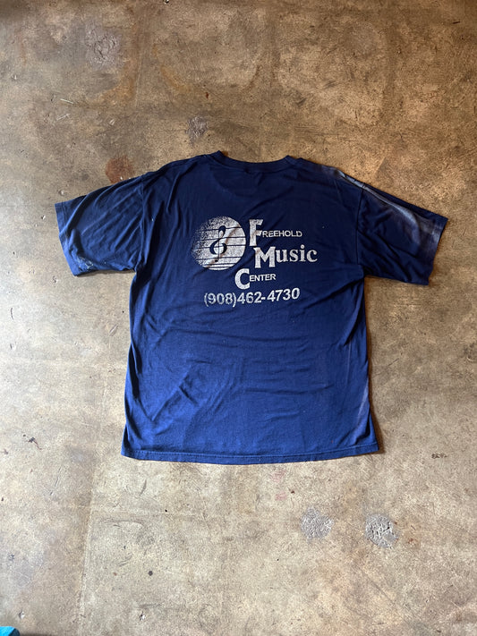 Navy Freehold Music Center Thin Tee Size XL