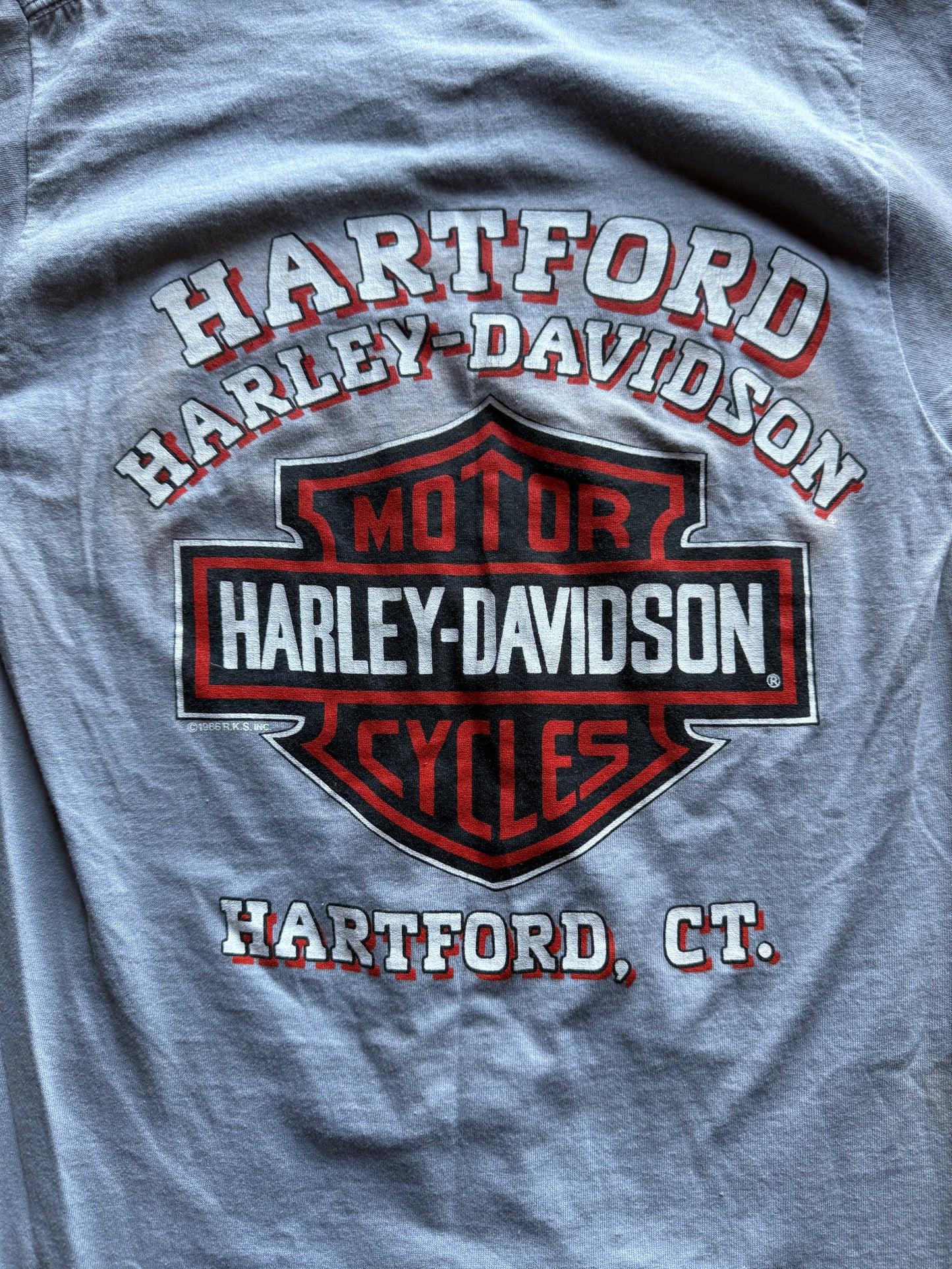 Vintage Harley Davidson Hartford Ct Tee (S/M)