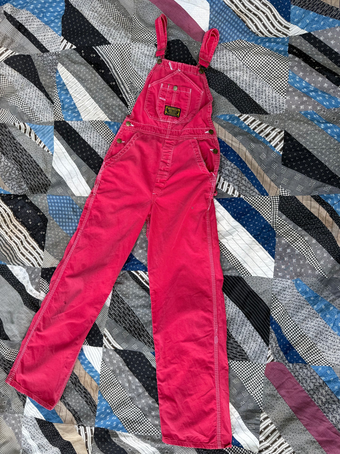 Vintage Washington Dee Cee Overalls Red