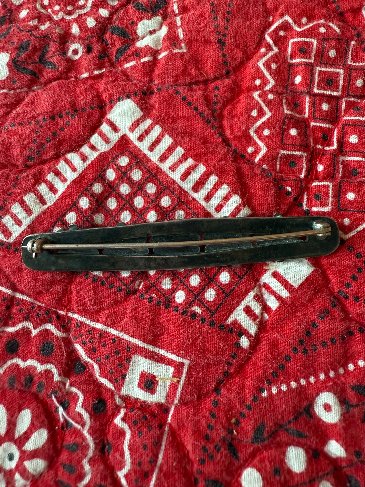 Fred Harvey 5 Stone Raincloud Bar Pin